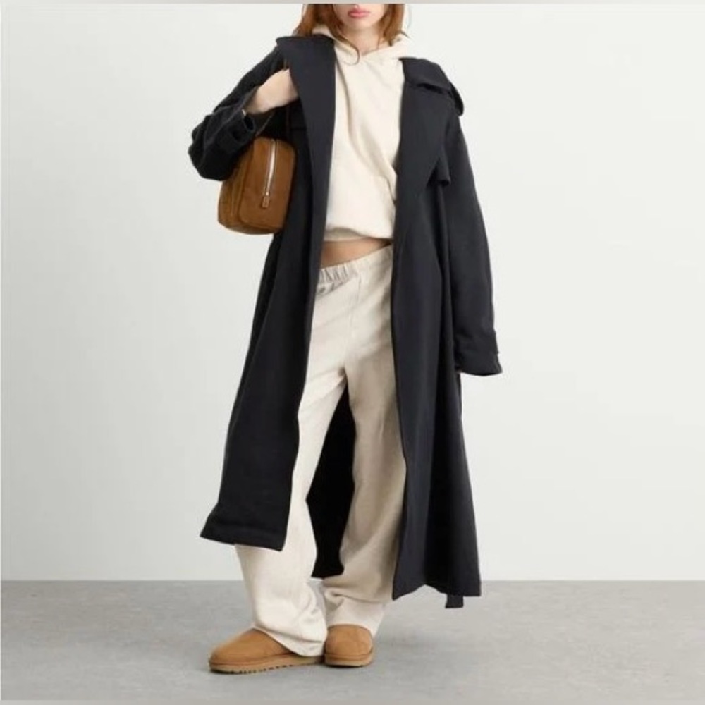 SKIMS Boyfriend Fleece Trench Coat